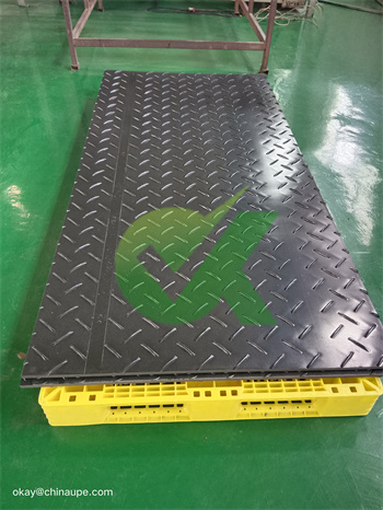 large size plastic road mat 48″x96″ for soft ground